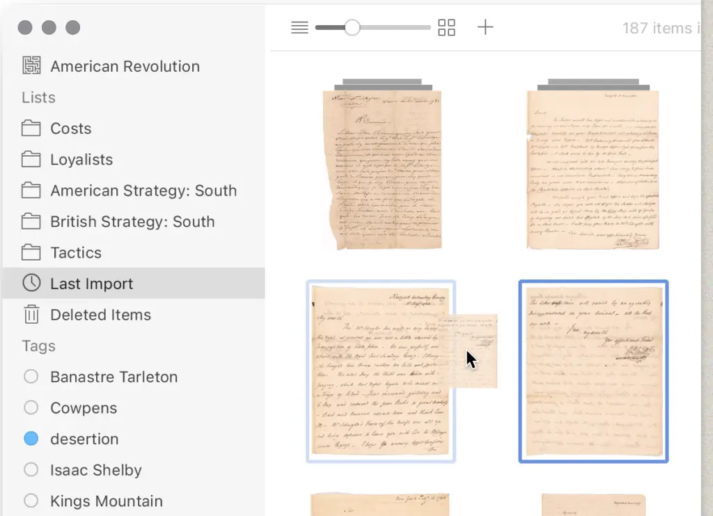 widok narzędzia do zarządzania skanami dokumentów